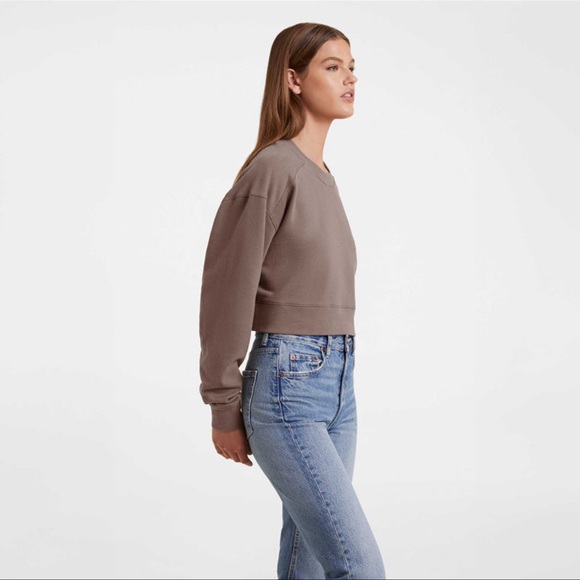 Nuuds cropped crewneck sweatshirt - Picture 4 of 5